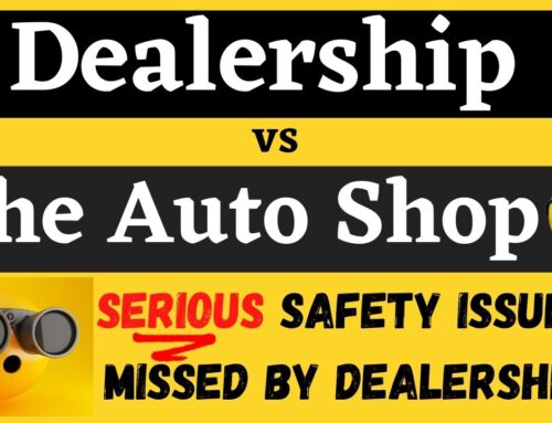 Dealer Missed MAJOR Vehicle Safety Items!