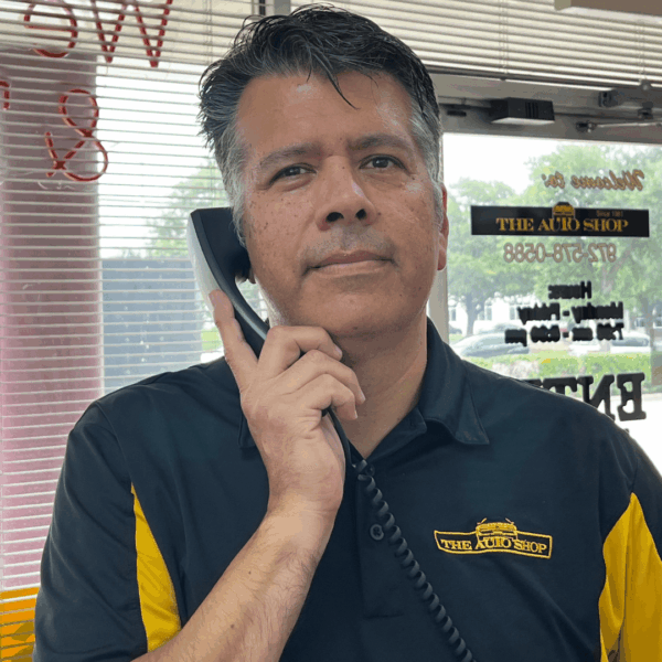 Cat Service Advisor The Auto Shop-min Cat R. The Auto Shop Service Advisor